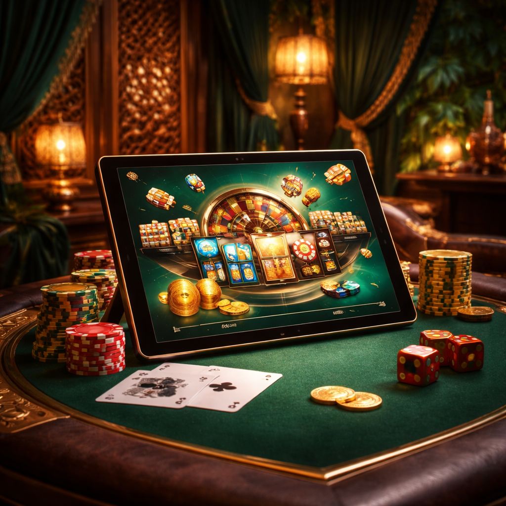 Premium online gaming environment with vibrant casino elements and elegant mobile betting presentation for JEETBO7 users